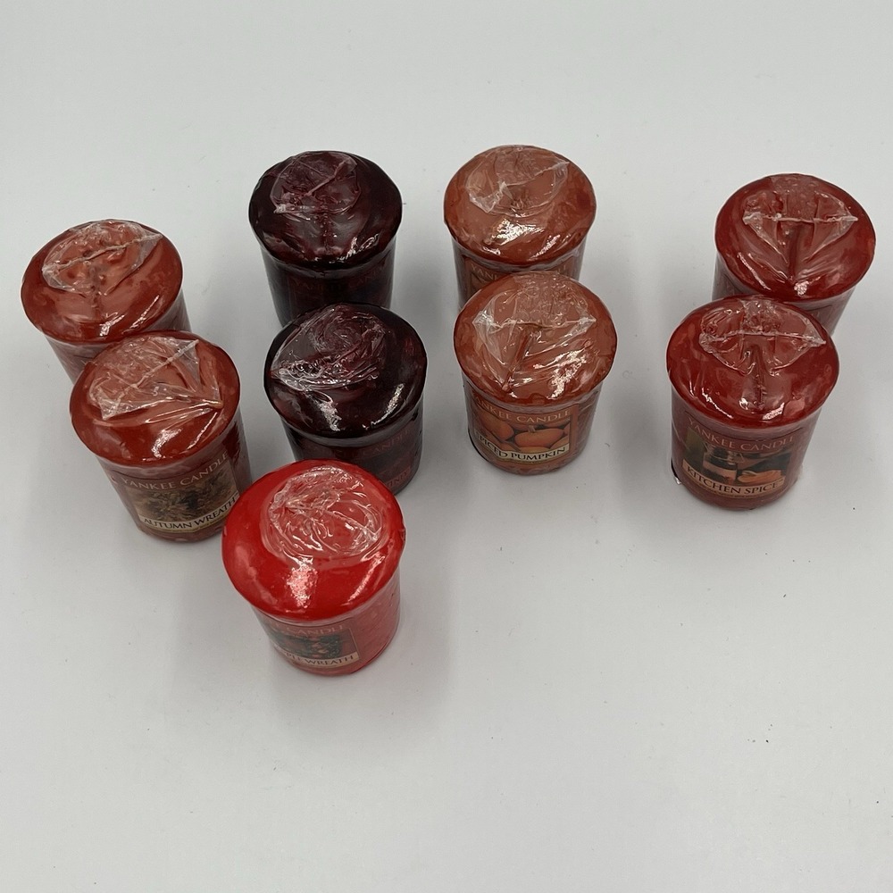 Lot Of 9 Yankee Candle Votives New Some Rare/Discontinued Cranberry Chutney - Picture 8 of 10